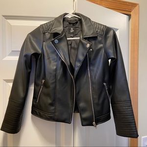 Kids Faux Leather Jacket
